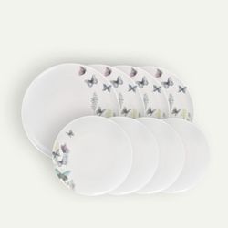Bella tallerkensett 8 deler, 4 pers Servise Tallerkener sett