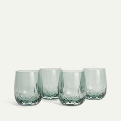 Crown vannglass 30 cl 4-pk, Grønn
