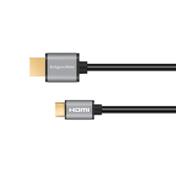 Kabel mini HDMI - HDMI 1,8 m Kruger&Matz Basic