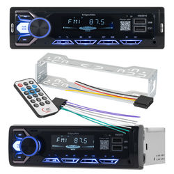 Bilradio Bluetooth Kruger&Matz 1 DIN USB AUX Jack 3,5 mm