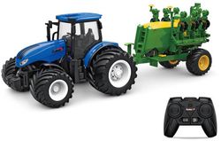 Fjärrstyrd traktor med släp 1:24 Alloy 2.4G