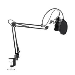 MAONO USB Podcasting Microphone Kit, mikrofon, arm med feste, filter