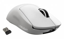 Logitech PRO X SUPERLIGHT trådløs spillmus, hvit