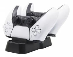 Dobbelt ladestation til Playstation 5 controllere