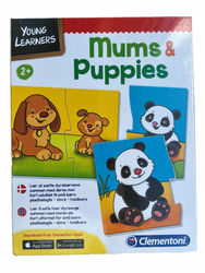 Clementoni Young Learners Mums & Puppies, norsk og dansk sprog