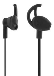 Streetz Stay-in-ear-hodetelefoner med mikrofon, media/svar-knapp, 3,5 mm, svart