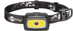 Goobay LED-pandelampe High Bright 240 med 240 lm og koldt hvidt lys (6500 K), perfekt til fritid, sport, camping, fiskeri, jagt og autohjælp