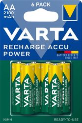 Varta Recharge Charge Accu Power AA 2100mAh 6-pakning