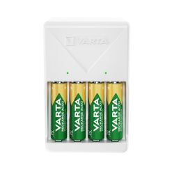 Varta Plug Charger, inkluderer 4x AA 2100 mAh