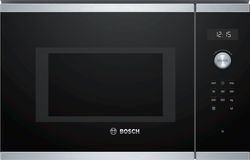 Bosch BFL554MS0 Serie 6 mikrovågsugn, stål