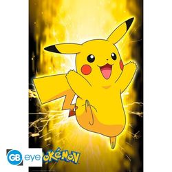 Abysse POKEMON - Plakat Maxi 91,5x61 - Pikachu Neon