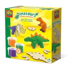 SES Creative Dough - Dinosaurer træskeletter - (S00418)