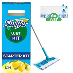 Swiffer Startsett 1 rengjøringsmopp + 6 våtservietter