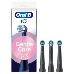 Oral B Oral-B iO Series Gentle Care erstatningsbørstehoder - svart - 3 stk