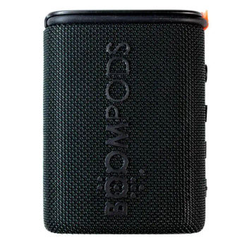Boompods Beachboom Portable Speaker, powerful portable Bluetooth speaker with 5W output, wireless connectivity, 1200mAh battery, frequency range 20-20000Hz, ideal for mobile use, black color, perfect
