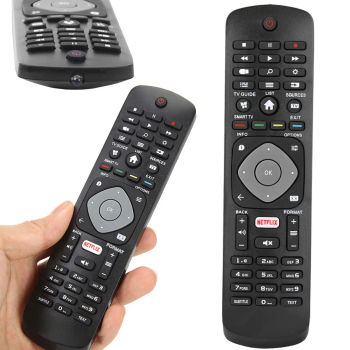 Mando a distancia de repuesto para televisor Philips compatible con mando a distancia Philips