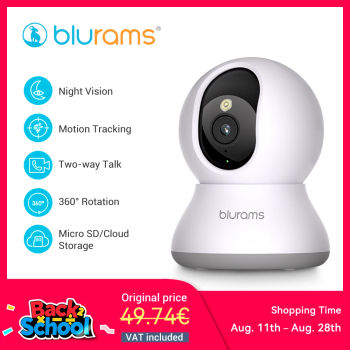 Cámara Baby Monitor Cámara de seguridad para el hogar 2K HD con detección de movimiento y audio bidireccional, fácil configuración, día y noche claros