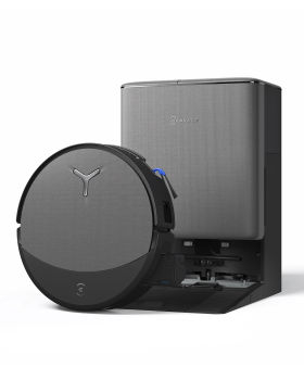 Aspiradora Robótica ECOVACS DEEBOT T90PRO Omni con 30.000Pa de Succión, Mopa y Función de Barrido, Cuidado del Suelo, Limpieza de Alfombras, Electrodoméstico para el Hogar