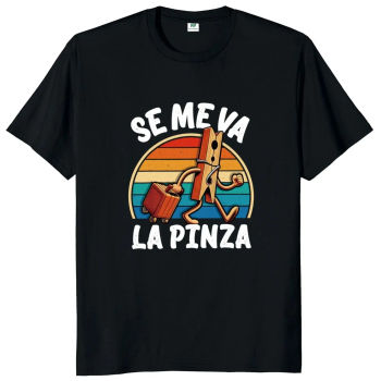 Camiseta Se Me Va La Pinza, divertidas chistes españoles Y2k, camiseta Vintage para hombres y mujeres, camisetas informales suaves Unisex
