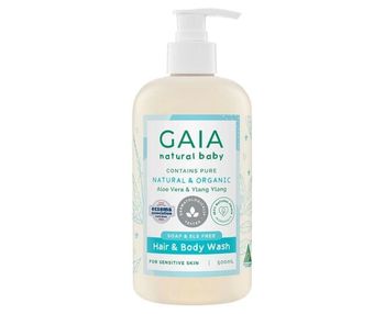 GAIA Natural Baby Hair & Body Wash 500mL
