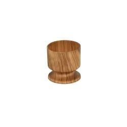 Metaltex Oliven-Holz Eierbecher, Eierhalter aus Holz für das perfekte Frühstück, 1 Stück, Ø 4,5 cm