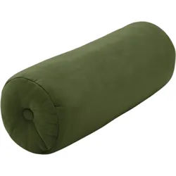 Puff Velvet Rolster Kissenrolle, grün, aus recyceltem Material
