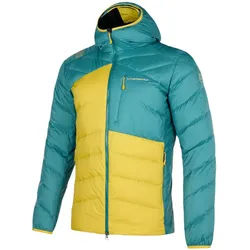 La Sportiva Daunen-Winterjacke Titan Down tealblau/gelb Herren
