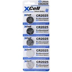 5er-Sparset CR2025 Lithium Batterie 3V, CR2025 Batterien im praktischen 5er Set