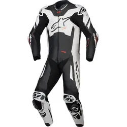 Alpinestars GP Plus V4 Sprint 1-Teiler Motorrad Lederkombi, schwarz-weiss, Größe 50 für Männer