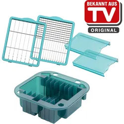GENIUS Nicer Dicer Chef Professional Zubehör-Set 5-teilig petrol