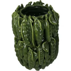 Übertopf PEAS - grün - LBH 23x22.50x26 cm