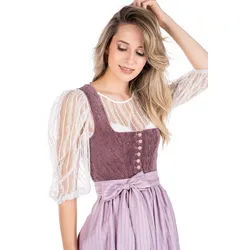 MarJo Dirndl Samt Dirndl 2tlg. - SARLEINSBACH - mauve 52