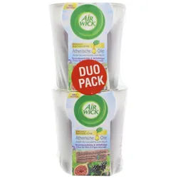 Air Wick Duftkerze Air Wick Doppelpack Duftkerze Blütenzauber Brombeerblüte & Wildfeige m