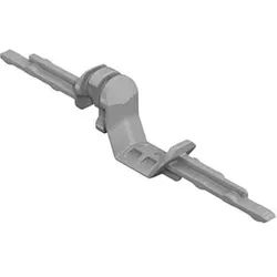 Hettich Adapter Quadro 9236526 zweiseitig,Typ A grau