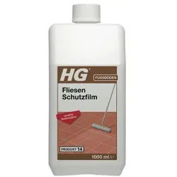 HG Produkt 14, Fliesen Schutzfilm, Fliesen Glanz Versiegelung zum Schutz vor Abnutzung und Kratzern, 1 Liter - Flasche