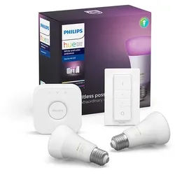 Philips Hue White/Color Amb. Starter Kit 2 Bluetooth E27 1055lm - Philips Hue