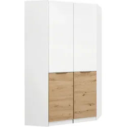 Begehbarer Eckschrank Max-Extra Weiß