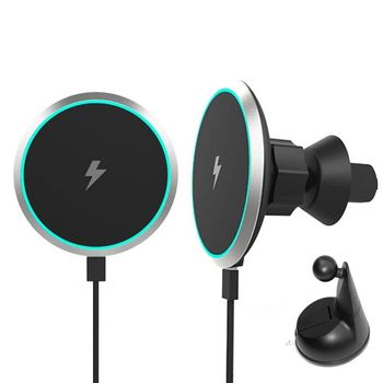 Trådløs Qi-oplader til bilen