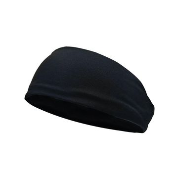 Sport Pannebånd - Pustende Atletisk Svettebånd for Løping, Yoga og Fitness Sort