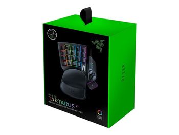 Razer Tartarus V2 - Tastegruppe - med rullehjul, 8-way directional thumbpad - bakgrunnsbelyst - USB - for Komplett Epic Gaming PC a125
