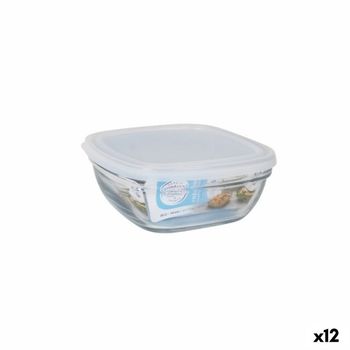 Matboks Duralex Hvit Gjennomsiktig 610 ml (12 enheter)