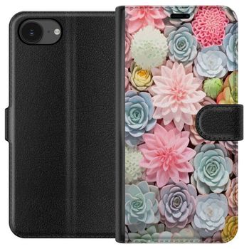 Apple iPhone 16e Tegnebogsetui Grønne planter