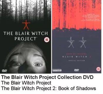 THE BLAIR WITCH PROJECT MOVIE FILM COLLECTION DVD Part 1 2 BOOK OF SHADOWS Region 2 Brand New