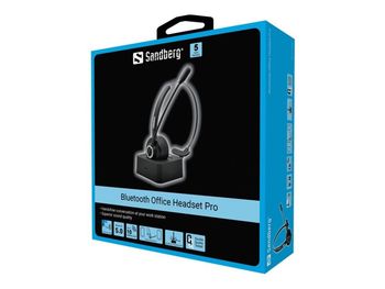 Sandberg Bluetooth Office Headset Pro - Hodesett - Bluetooth - trådløs