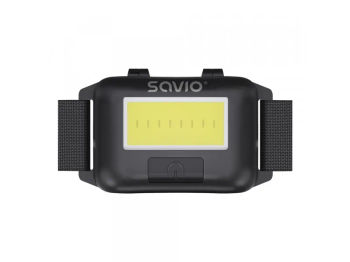 Savio hodelykt LED hodelykt, COB, 140 lm, 10 m rekkevidde, 4 moduser, FL-01