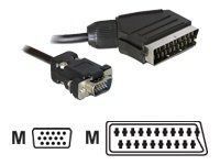 Delock Cable Video Scart male (output) > VGA male (input) 2 m