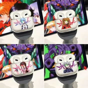 EVANGELION Rei Custodia in silicone per Apple Airpods Pro Pro2 Cover Anime AirPods 3 Custodia protettiva in silicone Accessori per cuffie