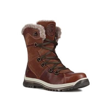 Santana Canada Majestaluxe Winter Boots - Women's Cognac/Green 7 MAJESTALUXECOGNAC / GREEN7