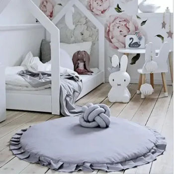 Tappetino per bambini morbido da 100cm tappetini da gioco per bambini cuscini per dormire per bambini coperte tappeto tappeto tappeto per bambini Pad Room Decor coperta