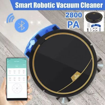 Aspirateur Robot balayeuse avec réservoir d'eau, Robot Intelligent humide et sec 3 en 1, télécommande par application, aspirateurs robots pour la maison